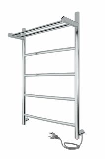 Полотенцесушитель электрический Indigo Arc LCAE60-40PR с полкой 60x40 см хром